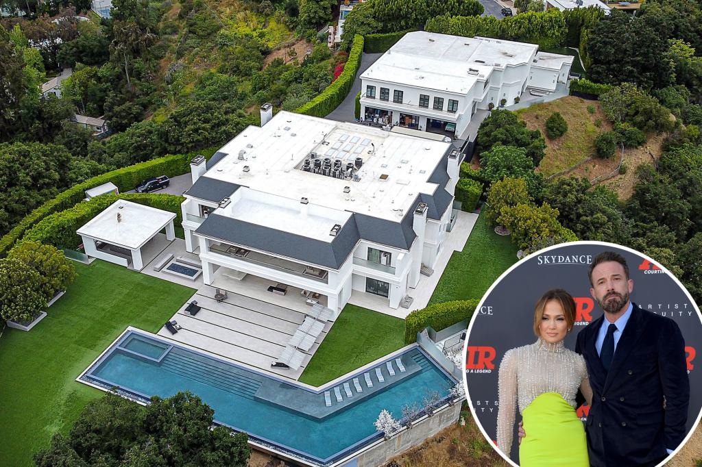 Ben Affleck and Jennifer Lopez's Beverly Hills mansion goes on the market for $68 million — wait until you see the tax bill